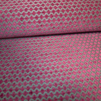 Chenille cyclam Jacquard lila pinker Jacquardstoff Chenillestoff Chenillegarn cyclam  Möbelstoff Möbelbezugsstoff Möbelpolsterstoff Sofastoff Batraz cyclam