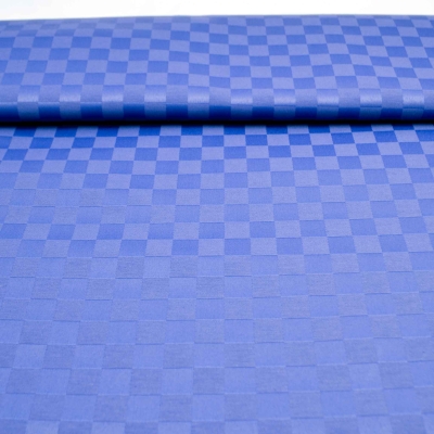 Dama Opale blau blauer Tischdeckenstoff blau kariert Karo  Tischdeckenstoff Tischdecke mit Karos Karo Tischdecke Baumwollgemisch Baumwoll- Polyester Gemisch blau mit Karos Vorhang Vorhänge