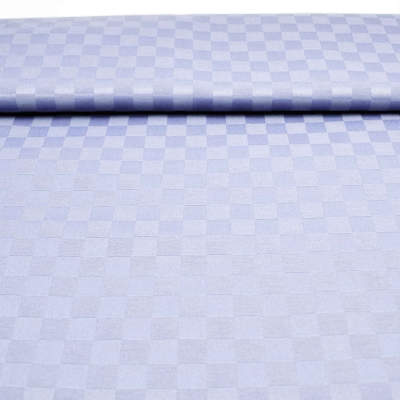 hellblau Tischdeckenstoff hellblau kariert Karo  Tischdeckenstoff Tischdecke mit Karos Karo Tischdecke Baumwollgemisch Baumwoll- Polyester Gemisch hellblau mit Karos