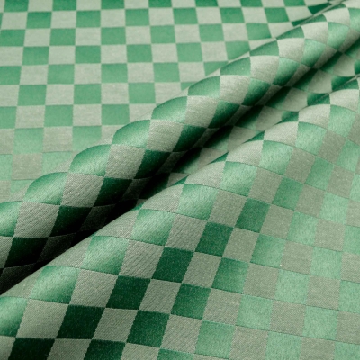 Dama Opale grün grüner Tischdeckenstoff grün kariert Karo  Tischdeckenstoff Tischdecke mit Karos Karo Tischdecke Baumwollgemisch Baumwoll- Polyester Gemisch grün mit Karos Vorhang Vorhänge