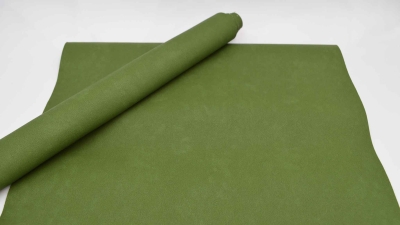 Kunstleder in Grün grünes Polster-Kunstleder Dust grünes Kunstleder für Geldbeutel und Taschen, Kunstleder mit feiner Struktur, weich