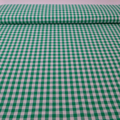 Karos weiß grün Landhaus Landhausstil weiß grüne Karos Karostoff Stoff kariert Baumwolle mit Karomuster weiß und grün weiß grün
