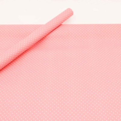 pastell rosa Minipunkte Punkte pastell rosa pastel pastellrosa beschichtet Baumwollstoff rose beschichtet - Baumwollstoff versiegelt beschichteter Baumwollstoff Tischdeckenstoff beschichtet Tischdeckenstoff abwaschbar abwaschbarer Tischdeckenstoff beschic