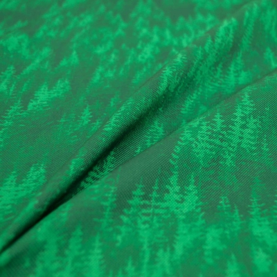 Tannen Tannenwald Polyester Schwarzwaldstoff grüne Tannen Stoff im Landhausstil Landhausstoff Schwarzwald