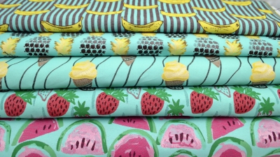 0870-JOY Pina Colada Ananas Stoff mit Ananas Jacquard Jacquardstoff Ananas Pina Colada Stoff Jacquard Stoff für leichte Polsterungen Ananas Ananasstoff