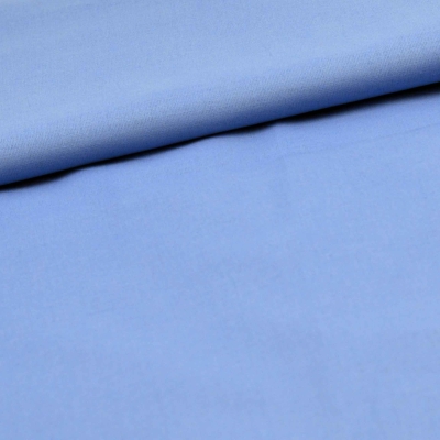 blaues Fahnentuch mittelblauer Baumwollstoff Leindwandbindung 100 % Baumwolle blau