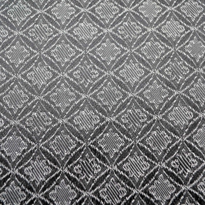 Jacquard in Silber, Silbergrauer Jacquardstoff, beidseitig verwendbar, Krawattenstoff, Stoff mit Ranken Ornamenten grau grauer Mittelalterstoff  Miederstoff grauer Dekostoff mit Ranken Blume