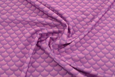 Schuppenstoff lila violett Meerjungfrauenstoff - Badeanzugsstoff Schuppen