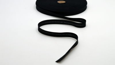 schwarzes Schrägband Einfassband in Schwarz  Schrägbänder schwarzBand zum Einfassen einfassen umsäumen Maskenschrägband