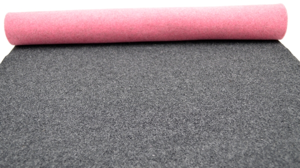 3mm dick - Felt - Filz zweifarbig - grau rosa Filz - Doublefelt - Zweifarbiger Filz rosa - dunkelgrau - Bastelfilz 3mm stark - 3mm dicker Filz Taschenfilz zweifarbig