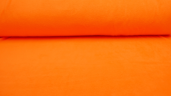 Verkehrs-Pylonenfarbe, Fleece Pylone in neon-orange, Polyester-Fleece in knalligem Neon-Orange, Pylonen Fleece