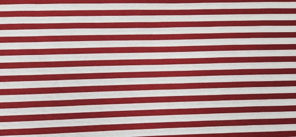Outdoorstoff Streifen rot-weiß gestreift Versiegelt Tischdeckenstoff abwaschbar