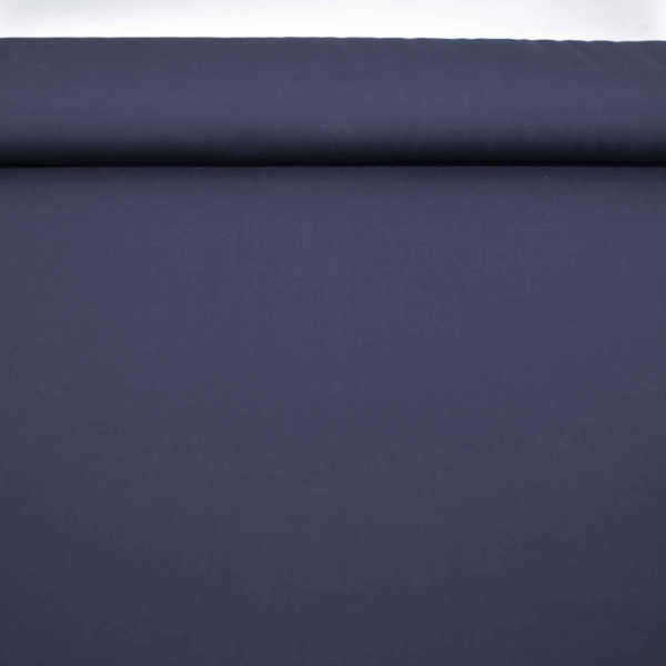 1674-929 Anna Marine Panama Canvas blauer Baumwollstoff Vorhangstoff Taschenstoff Polsterstoff marine dunkelblauer Canvas Panama marine Segeltuch marine Dunkelblau