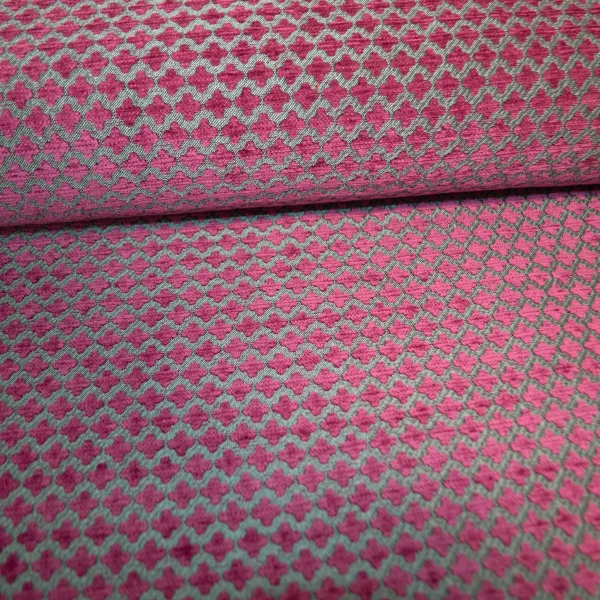 Chenille cyclam Jacquard lila pinker Jacquardstoff Chenillestoff Chenillegarn cyclam  Möbelstoff Möbelbezugsstoff Möbelpolsterstoff Sofastoff Batraz cyclam