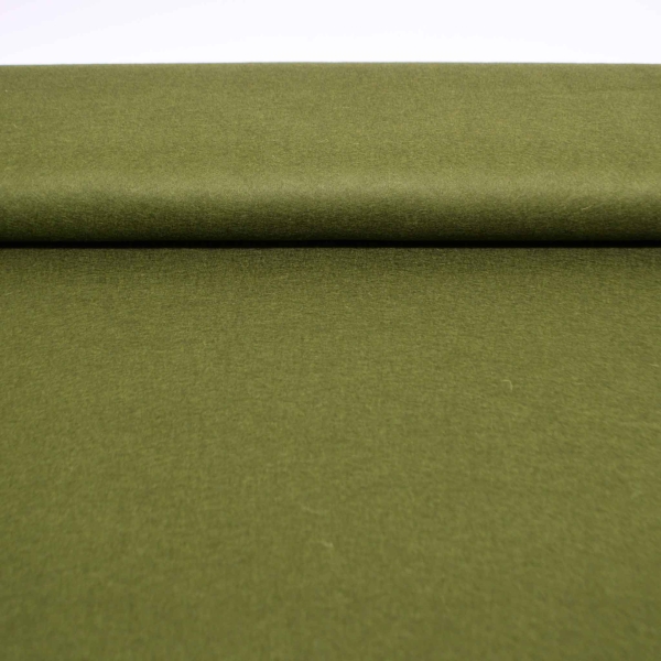 Schurwollfilz in Olive olivgrüner Wollfilz aus Schurwolle 1,2 mm