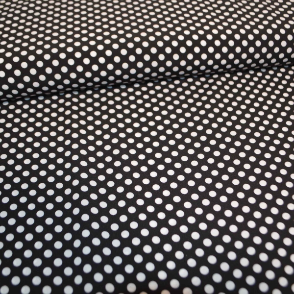 Chiffon Schwarz Weiß Punkte Punkte  Chiffon Chiffon Chifon Polyester Polyester Chiffon schwarz weiß Punkte Polyester Polyester Chiffon Blusenstoff