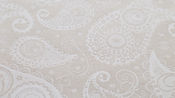 Paisley Paisley Muster Jacquard, Polyester-Jacquard, idealer Stoff für Polsterungen - Vorhänge - Dekostoff - auch für mittelalterliche Kostüme - Gewandungen - altes Paisleymuster mit Tropfen - Paisleydesign - Vorhangstoff Festtagsstoff