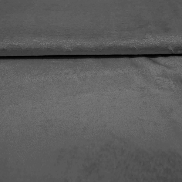 1410-1003 PELO grauer Plüsch Plüsch grau Plüschstoff grau Plüschstoff  plueschstoff  Kunstfell graues kunstfell graues Kurzhaarfellimitat Fell Stoff weicher Plüsch grau