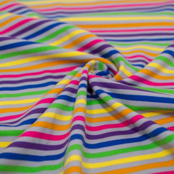 graue Streifen Stripes stripes Streifenjersey Ringeljersey gestreift grau Regenbogen Regenbogen Streifen Kinderjersey Jerseyn Kinderjersey mit Streifen grau Jersey für Babys Jerseystoff Baumwolljersey gestreift Streifen grau Regenbogen