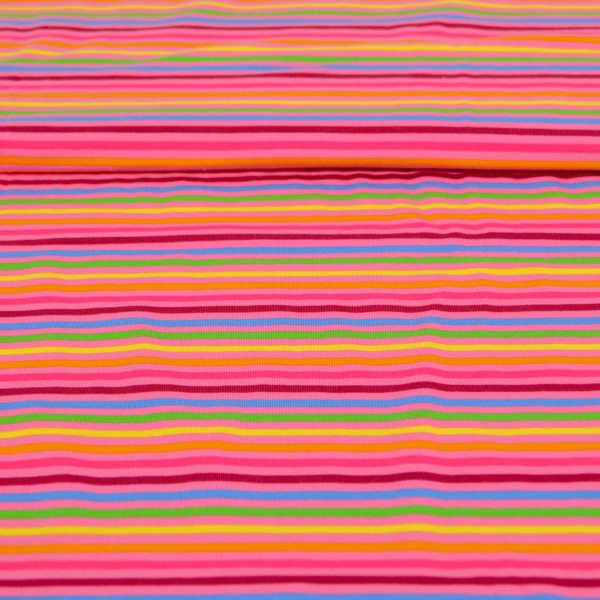 Streifen Stripes stripes Streifenjersey Ringeljersey gestreift pink regenbogen Regenbogen Streifen Kinderjersey Jerseyn Kinderjersey mit Streifen pink Jersey für Babys Jerseystoff Baumwolljersey gestreift Streifen  Regenbogen