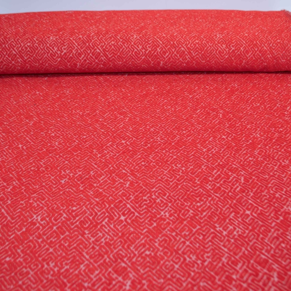 Chenille Jacquard Jacquardstoff Chenillestoff rot Chenillegarn Möbelstoff Möbelbezugsstoff Möbelpolsterstoff Sofastoff rot