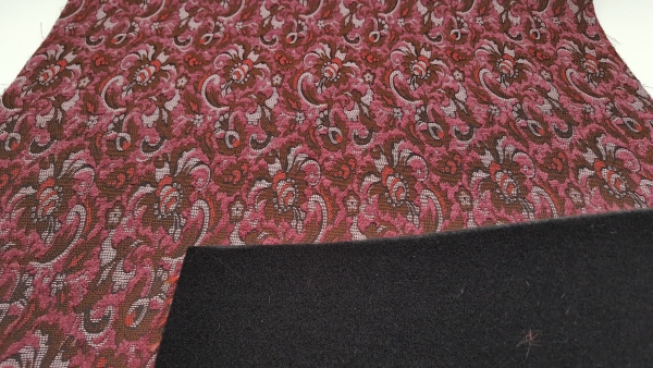 Filz mit Blumenmuster - Tweed mit Blumen