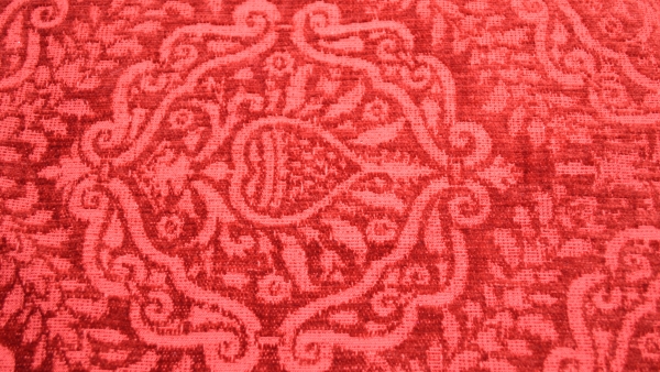 Chenille, Jacquard, Jacquardstoff, Chenillestoff,  dunkelrot Chenillegarn Möbelstoff, Möbelbezugsstoff, Möbelpolsterstoff, Sofastoff