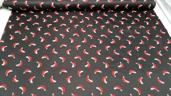 Bollenhut Bollenhüte Bollenhut Taft Polyester Taft Bollenhut Microfaser Bollenhut Jacquard Stoff Bollenhutstoff Stoff mit Bollenhut Stoff mit Bollenhüten Schwarzwaldstoff Trachtenstoff Schwarzwälder Stoff Deco-Line Eigenproduktion